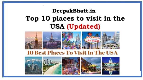 Top 10 Tourist Destinations in the USA